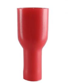100 stk Helisolerede Spademuffe rød, 0,5-1,5 mm², 4,8x0,8 mm