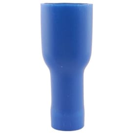 100 stk Fullisolert spadehylse blå, 1,5–2,5 mm², 6,3 x 0,8 mm