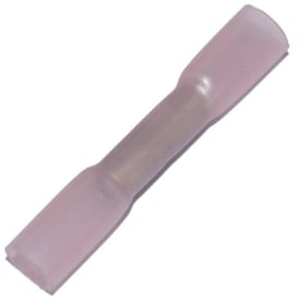 100 stk Isolerede samlemuffe krympbar, 0,5-1,5 mm², rød