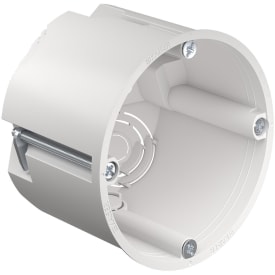 Forfradåse Ø68 D62 mm, halogenfri, hvid, 9064-78