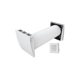 Duka One D6 varmegenvinding et-rum, ekstern betjening, Ø160 mm (rum op til ca 27 m²)