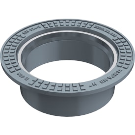 Duco 425 x 180 mm karm uden pakning, rund, flydende, SG SORT