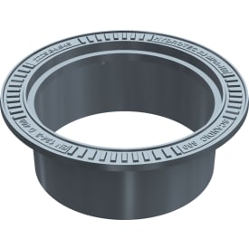 Duco 600 x 275 mm karm uden pakning, rund, flydende, SG SORT