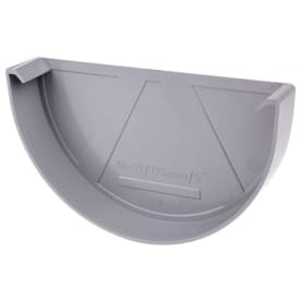 Plastmo endebund nr. 10, grå