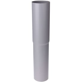 Plastmo nedløpsrør - rett, Ø90mm, grå