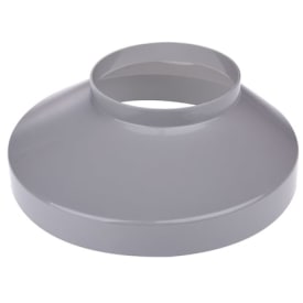 Plastmo brøndkrave i grå med nedløb Ø75 x 130 mm