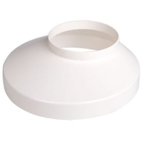 Plastmo brøndkrave i hvid med nedløb Ø75 x 130 mm