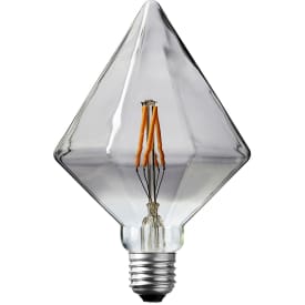 Pære LED 3W Diamant Mørktonet Glas