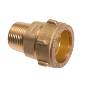 Kompressions-overgangsnippel, 18 mm x 1/2"