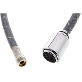 Blanco Brusehoved med slange til Filo-S - stål-look