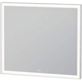 Duravit L-Cube speil med lys, dimbart, sensor, 80x70 cm, hvit