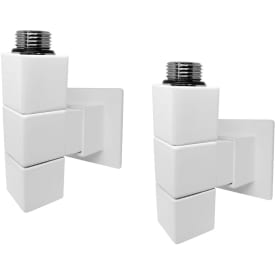 Kriss 4-K2 Plus ventilset, vinkel, vit