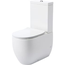 Lavabo Flo gulvstående toalett, 600x360 mm, hvit med ECS
