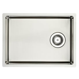 Lavabo DK480 diskbänk, 52x38 cm, rostfritt stål