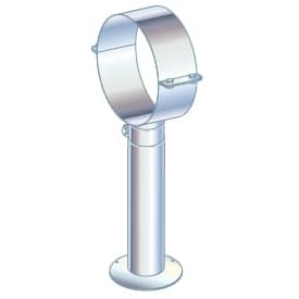 Metalbestos skorsten uØ 130mm røgkanalbæring, gulv