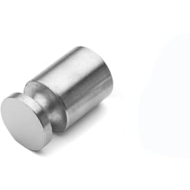 D line håndklædekrog, børstet rustfrit stål