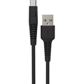 Scosche StrikLINE Flettet ladekabel 3M, svart, USB-C