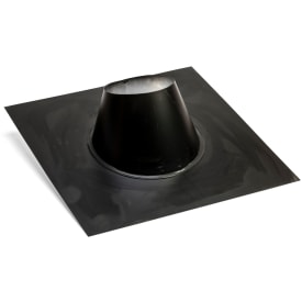 Metalbestos skorsten uØ 180mm inddækning 33-46° aluminium sort