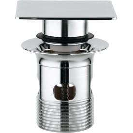 Grohe bottenventil, push-open, krom