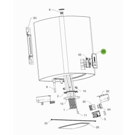 Styringspanel, Tronic 4500 T (E5DK R500 BOS)