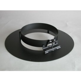 Metalbestos skorsten uØ 250mm loftkrave med styr 5°, sort