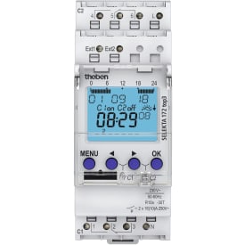 Kontaktur Digital Astro+helligdag, 2 kanal, Selekta 172 TOP3,