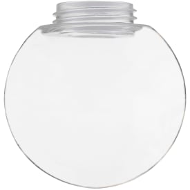 Glas kuppel Glob Ø180 mm, H170 mm, gevind 84,5 mm, klar