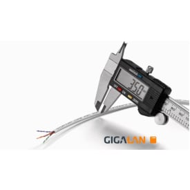 500 meter Datakabel Kat.6 U/UTP Zone 4x2xAWG28 LSZH, Eca, hvid, T500