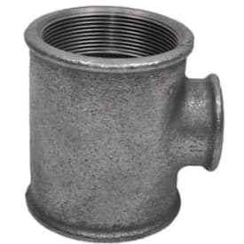 Sort tee 2 1/2" x 1" x 2 1/2