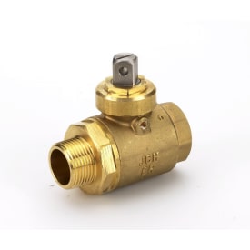 JCH 1" Kuglehane. Muffe/Nippel, Fuld gennemløb med dræn, JCH Top