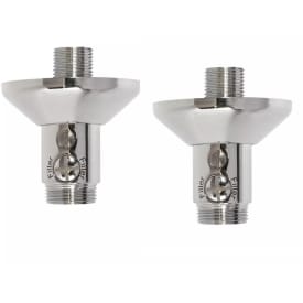 Nico forskruning med afspærring, excentrisk,  3/4" x 1/2", krom