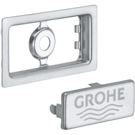 Grohe K700 dækkappe til overløb, rustfrit stål