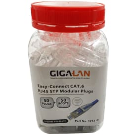 Modular plug Easy-Connect RJ45 Kat.6 STP til blød/massiv leder