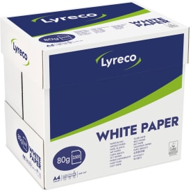 Printerpapir, A4, 80 g, multibox med 2.500 ark