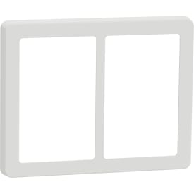 LK Fuga Base 63 ramme, 2x1,5 modul, hvid