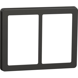 LK Fuga Base 63 ramme, 2x1,5 modul, koksgrå