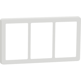 LK Fuga Base 63 ramme, 3x1,5 modul, hvid