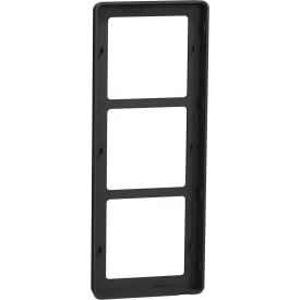 LK Fuga Base 63 ramme, 3 modul, koksgrå