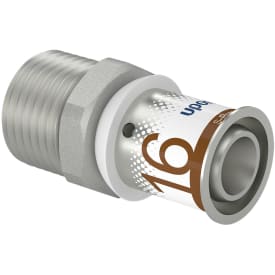 Uponor S-Press kobling m/nippel 16-R1/2"MT