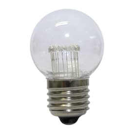 MK Deco Golf Ball E27 standardpære, 5300K, 0,7W, klar glas
