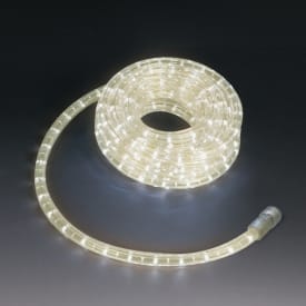 MK Rope Light 36 LED lysreb, 45 meter, 230V, varmhvid