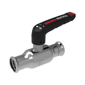 Broen Ballofix Full Flow RF 22x22 DN20 lav spindel.