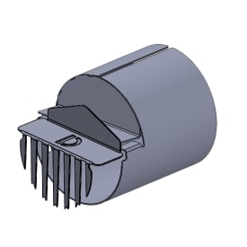 Drehfix løs rottebeskyttelse med rør for 110 mm horisontalt kjelleravløp
