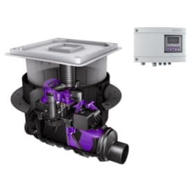 Kessel Pumpfix 160 mm højvandslukke med pumpe til flisegulv