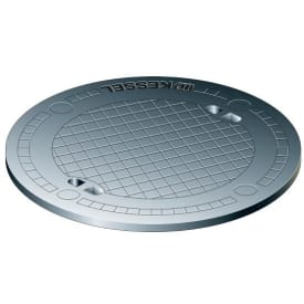 Kessel 600 mm dæksel til flydende karm, 12,5 t, støbejern