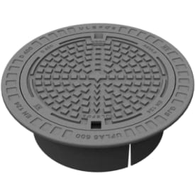 Ulefos A600 VL2E betäckning/lock, rund, flytande, D400, segjärn