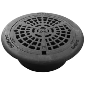 NC A600 flytande betäckning F900, segjärn, galler, rund