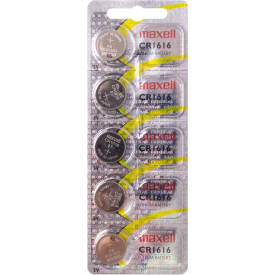 Maxell CR1616 litiumbatteri, 5 styck
