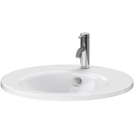 Duravit Starck 1 møbelservant, Ø58 cm, med wondergliss, hvit