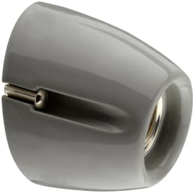 lampe Basic skrå, grå, E27, IP20